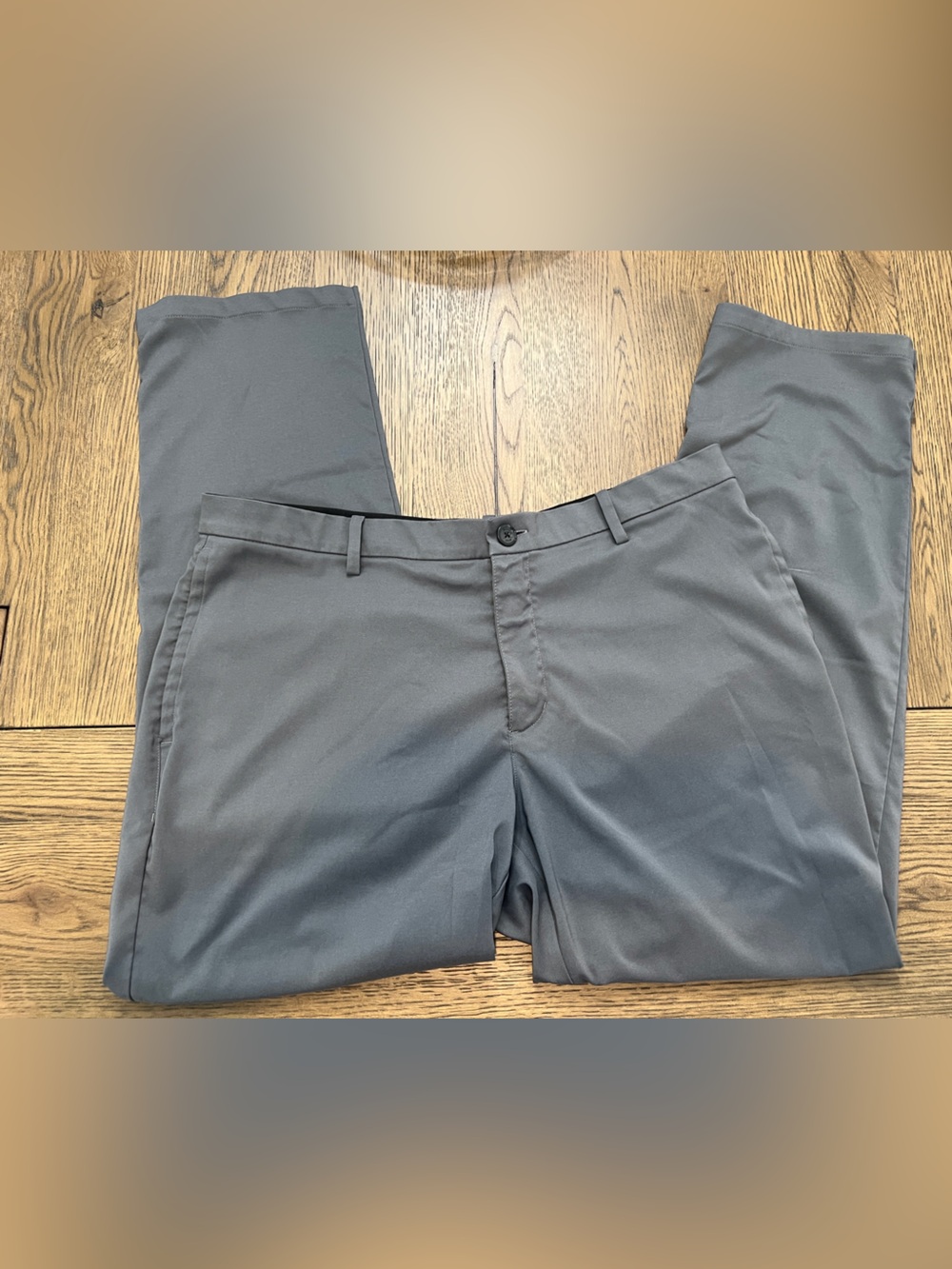 GUC Men's Classic Straight Dress Pants - Gray 40x32